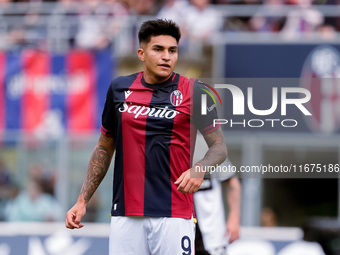 Santiago Castro of Bologna FC looks on during the Serie A Enilive match between Bologna FC and Parma Calcio 1903 at Stadio Renato Dall'Ara o...