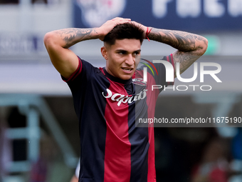 Santiago Castro of Bologna FC looks dejected during the Serie A Enilive match between Bologna FC and Parma Calcio 1903 at Stadio Renato Dall...