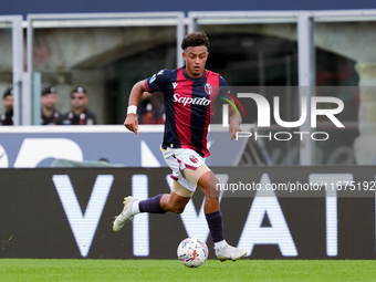 Dan Ndoye of Bologna FC during the Serie A Enilive match between Bologna FC and Parma Calcio 1903 at Stadio Renato Dall'Ara on October 06, 2...