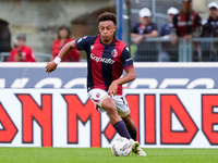 Dan Ndoye of Bologna FC during the Serie A Enilive match between Bologna FC and Parma Calcio 1903 at Stadio Renato Dall'Ara on October 06, 2...