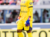 Zion Suzuki of Parma Calcio 1903 looks on during the Serie A Enilive match between Bologna FC and Parma Calcio 1903 at Stadio Renato Dall'Ar...