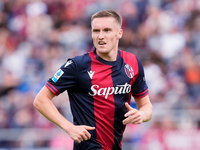 Michel Aebischer of Bologna FC looks on during the Serie A Enilive match between Bologna FC and Parma Calcio 1903 at Stadio Renato Dall'Ara...