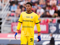 Zion Suzuki of Parma Calcio 1903 looks on during the Serie A Enilive match between Bologna FC and Parma Calcio 1903 at Stadio Renato Dall'Ar...