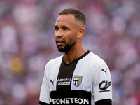 Hernani of Parma Calcio 1903 looks on during the Serie A Enilive match between Bologna FC and Parma Calcio 1903 at Stadio Renato Dall'Ara on...