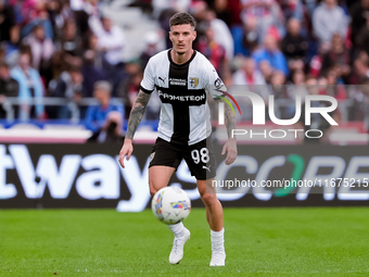 Dennis Man of Parma Calcio 1903 during the Serie A Enilive match between Bologna FC and Parma Calcio 1903 at Stadio Renato Dall'Ara on Octob...