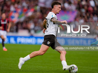 Dennis Man of Parma Calcio 1903 during the Serie A Enilive match between Bologna FC and Parma Calcio 1903 at Stadio Renato Dall'Ara on Octob...