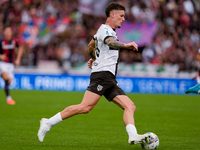 Dennis Man of Parma Calcio 1903 during the Serie A Enilive match between Bologna FC and Parma Calcio 1903 at Stadio Renato Dall'Ara on Octob...