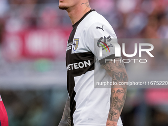 Dennis Man of Parma Calcio 1903 looks on during the Serie A Enilive match between Bologna FC and Parma Calcio 1903 at Stadio Renato Dall'Ara...