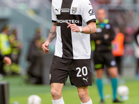 Antoine Hainaut of Parma Calcio 1903 during the Serie A Enilive match between Bologna FC and Parma Calcio 1903 at Stadio Renato Dall'Ara on...