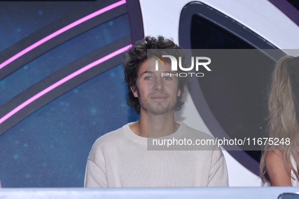 Juanpa Zurita speaks during a press conference to promote the launch of ?Quien es La Mascara? season 6 at Televisa San Angel in Mexico City,...