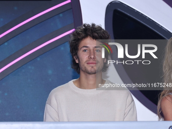 Juanpa Zurita speaks during a press conference to promote the launch of ?Quien es La Mascara? season 6 at Televisa San Angel in Mexico City,...