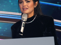 Marisol Gonzalez speaks during a press conference to promote the launch of ?Quien es La Mascara? season 6 at Televisa San Angel in Mexico Ci...