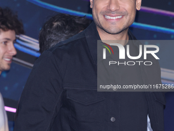 Carlos Rivera speaks during a press conference to promote the launch of ?Quien es La Mascara? season 6 at Televisa San Angel in Mexico City,...