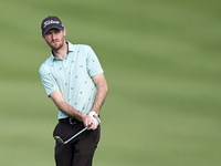 Andrew Wilson of England approaches his ball on the 14th green on day one of the Estrella Damm N.A. Andalucia Masters 2024 at Real Club de G...