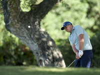 Marcus Armitage of England approaches his ball on the 14th green on day one of the Estrella Damm N.A. Andalucia Masters 2024 at Real Club de...