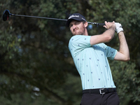 Andrew Wilson of England tees off on the 15th hole on day one of the Estrella Damm N.A. Andalucia Masters 2024 at Real Club de Golf Sotogran...