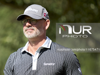 Paul Waring of England looks on the 15th hole on day one of the Estrella Damm N.A. Andalucia Masters 2024 at Real Club de Golf Sotogrande in...