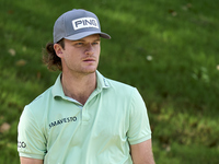 Freddy Schott of Germany looks on the 14th hole on day one of the Estrella Damm N.A. Andalucia Masters 2024 at Real Club de Golf Sotogrande...