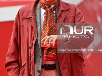 Renzo Arbore attends the red carpet during the 19th Rome Film Festival at Auditorium Parco Della Musica in Rome, Italy, on October 17, 2024....