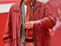 Renzo Arbore attends the red carpet during the 19th Rome Film Festival at Auditorium Parco Della Musica in Rome, Italy, on October 17, 2024....