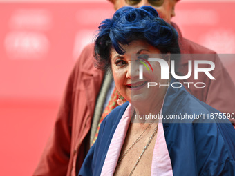 Marisa Laurito attends the red carpet during the 19th Rome Film Festival at Auditorium Parco Della Musica in Rome, Italy, on October 17, 202...