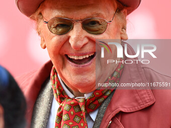 Renzo Arbore attends the red carpet during the 19th Rome Film Festival at Auditorium Parco Della Musica in Rome, Italy, on October 17, 2024....