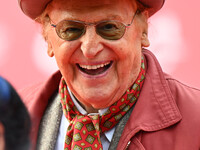 Renzo Arbore attends the red carpet during the 19th Rome Film Festival at Auditorium Parco Della Musica in Rome, Italy, on October 17, 2024....