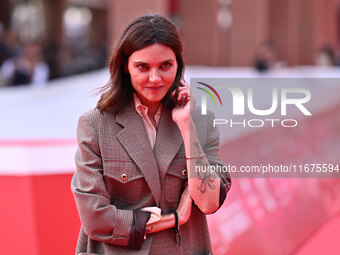 Elisa Fuksas attends the ''Marko Polo'' red carpet during the 19th Rome Film Festival at Auditorium Parco Della Musica in Rome, Italy, on Oc...