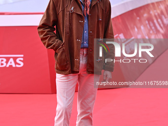 Flavio Furno attends the ''Marko Polo'' red carpet during the 19th Rome Film Festival at Auditorium Parco Della Musica in Rome, Italy, on Oc...