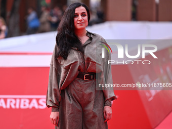 Elisa Casseri attends the ''Marko Polo'' red carpet during the 19th Rome Film Festival at Auditorium Parco Della Musica in Rome, Italy, on O...