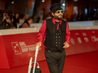 Vinicio Caposela attends the ''Natale Fuori Orario'' red carpet during the 19th Rome Film Festival at Auditorium Parco Della Musica in Rome,...