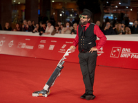 Vinicio Caposela attends the ''Natale Fuori Orario'' red carpet during the 19th Rome Film Festival at Auditorium Parco Della Musica in Rome,...