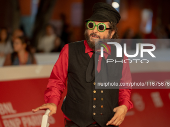 Vinicio Caposela attends the ''Natale Fuori Orario'' red carpet during the 19th Rome Film Festival at Auditorium Parco Della Musica in Rome,...