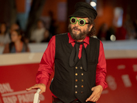 Vinicio Caposela attends the ''Natale Fuori Orario'' red carpet during the 19th Rome Film Festival at Auditorium Parco Della Musica in Rome,...