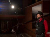 Vinicio Caposela attends the ''Natale Fuori Orario'' red carpet during the 19th Rome Film Festival at Auditorium Parco Della Musica in Rome,...