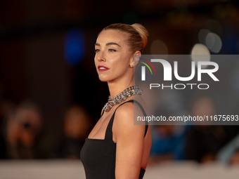 Silvia Salis attends the ''Paradiso in Vendita'' red carpet during the 19th Rome Film Festival at Auditorium Parco Della Musica in Rome, Ita...