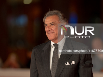 Luca Barbareschi attends the ''Paradiso in Vendita'' red carpet during the 19th Rome Film Festival at Auditorium Parco Della Musica in Rome,...