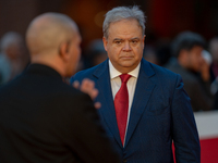 Paolo Condo attends the ''U.S. Palmese'' red carpet during the 19th Rome Film Festival at Auditorium Parco Della Musica in Rome, Italy, on O...