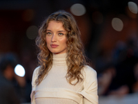 Giulia Maenza attends the ''U.S. Palmese'' red carpet during the 19th Rome Film Festival at Auditorium Parco Della Musica in Rome, Italy, on...