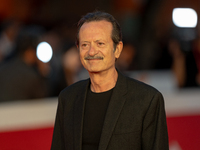 Rocco Papaleo attends the ''U.S. Palmese'' red carpet during the 19th Rome Film Festival at Auditorium Parco Della Musica in Rome, Italy, on...