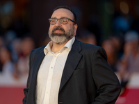 Massimiliano Bruno attends the ''U.S. Palmese'' red carpet during the 19th Rome Film Festival at Auditorium Parco Della Musica in Rome, Ital...