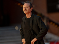 Rocco Papaleo attends the ''U.S. Palmese'' red carpet during the 19th Rome Film Festival at Auditorium Parco Della Musica in Rome, Italy, on...