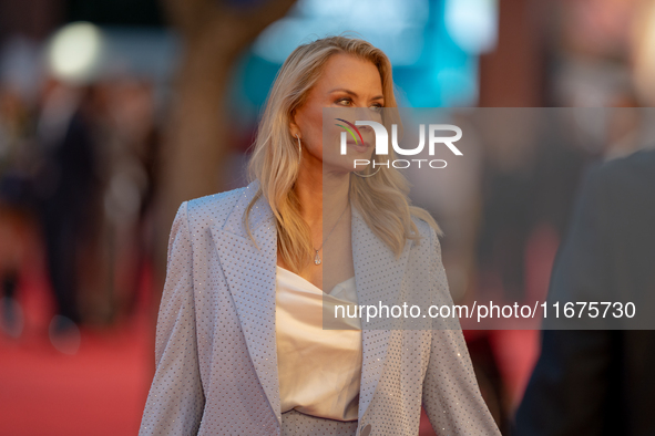 Katherine Kelly Lang attends the ''U.S. Palmese'' red carpet during the 19th Rome Film Festival at Auditorium Parco Della Musica in Rome, It...