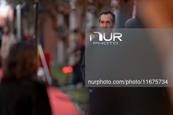 Paolo Calabresi attends the ''U.S. Palmese'' red carpet during the 19th Rome Film Festival at Auditorium Parco Della Musica in Rome, Italy,...