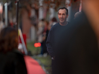 Paolo Calabresi attends the ''U.S. Palmese'' red carpet during the 19th Rome Film Festival at Auditorium Parco Della Musica in Rome, Italy,...