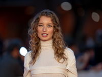 Giulia Maenza attends the ''U.S. Palmese'' red carpet during the 19th Rome Film Festival at Auditorium Parco Della Musica in Rome, Italy, on...