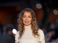 Giulia Maenza attends the ''U.S. Palmese'' red carpet during the 19th Rome Film Festival at Auditorium Parco Della Musica in Rome, Italy, on...