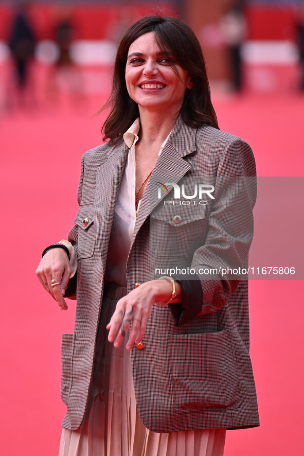 Elisa Fuksas attends the ''Marko Polo'' red carpet during the 19th Rome Film Festival at Auditorium Parco Della Musica in Rome, Italy, on Oc...