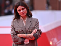 Elisa Fuksas attends the ''Marko Polo'' red carpet during the 19th Rome Film Festival at Auditorium Parco Della Musica in Rome, Italy, on Oc...