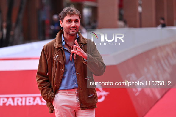 Flavio Furno attends the ''Marko Polo'' red carpet during the 19th Rome Film Festival at Auditorium Parco Della Musica in Rome, Italy, on Oc...